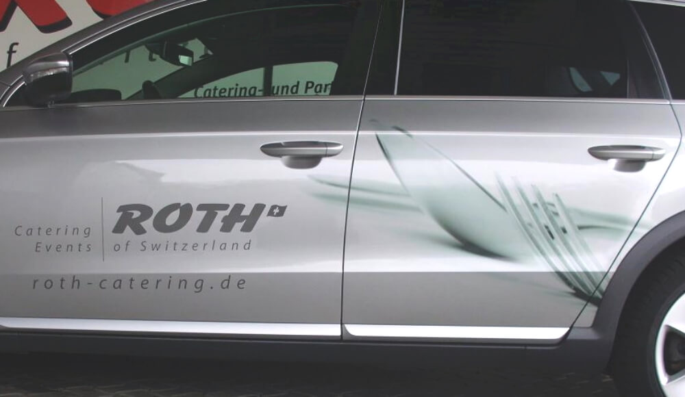 Fahrzeugbeschriftung Foto